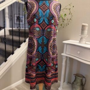 Aryeh Vibrant Paisley Midi Dress